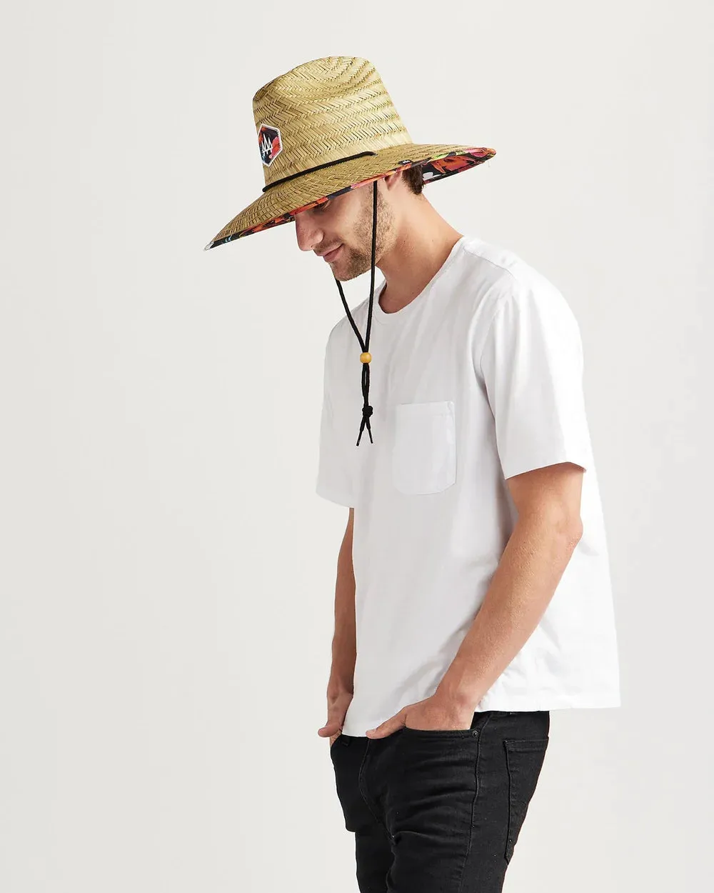 Kailua Straw Lifeguard Hat