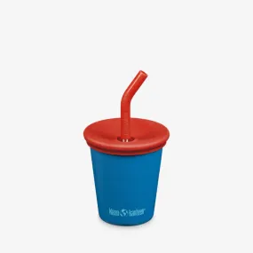 Kid Cup 10 oz Kid Straw Lid Mykonos Blue