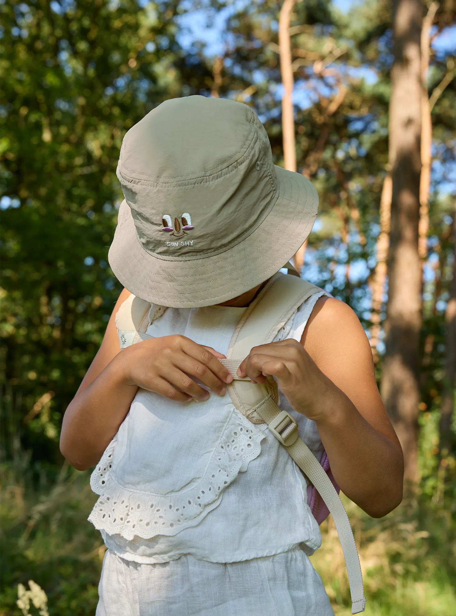 Kids Bucket Hat (Sun Shy Laurel)