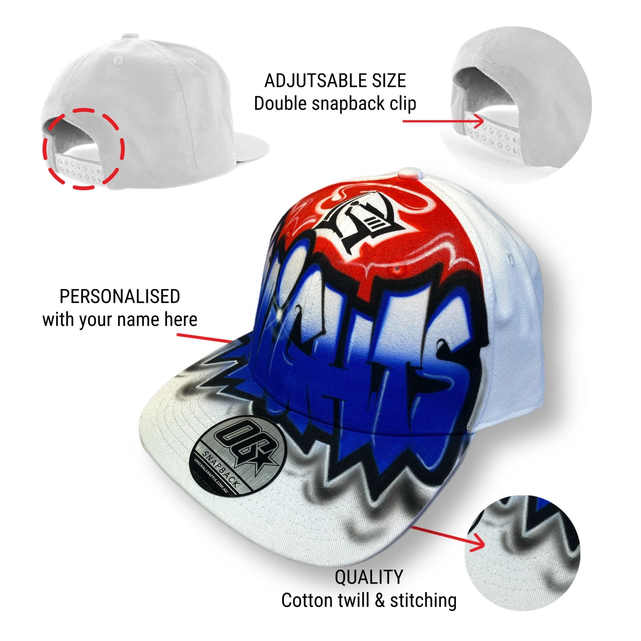 Knights Graffiti Snapback Cap