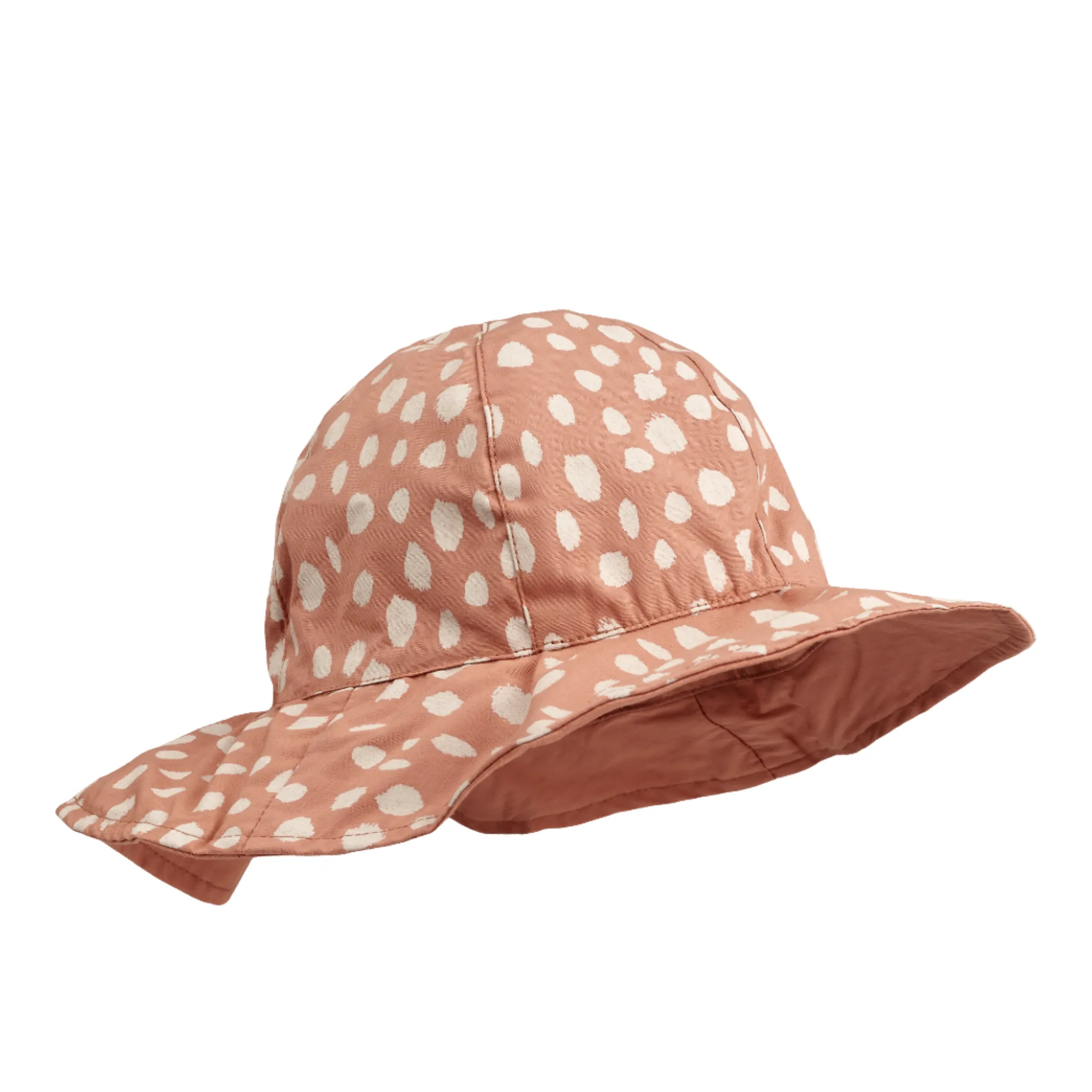 Liewood Amelia Reversible Sun Hat - Leo Spots Tuscany rose/ Tuscany rose