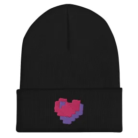 Minecraft Heart Cuffed Beanie