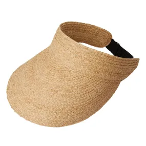 Natural Straw Peak Raffia Hat - Natural