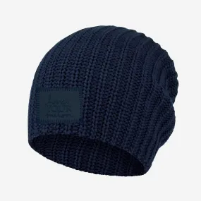 Navy Monochrome Beanie