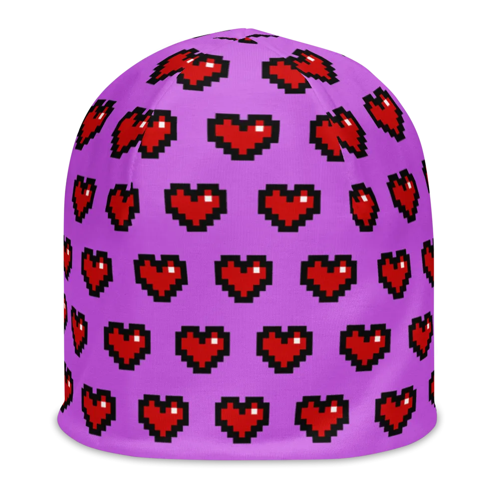 Pixel Hearts Beanie (Adult)