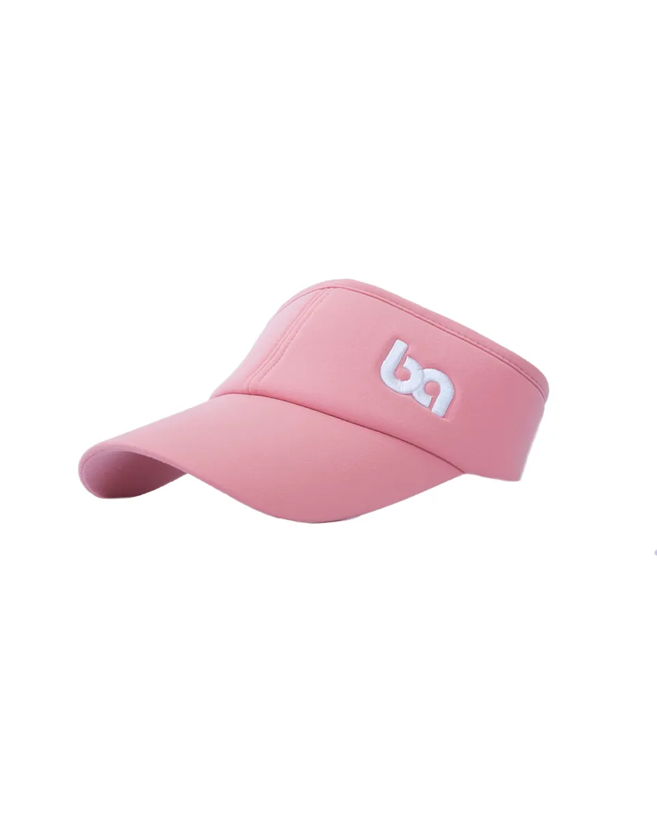 Ponytail Ribbon Sun Visor - Pink