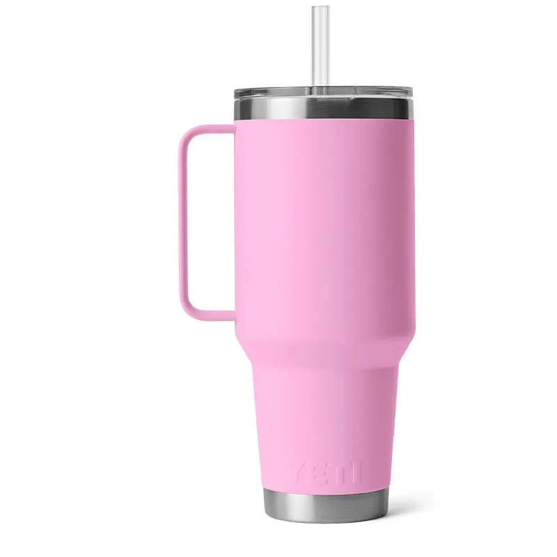 Power Pink Rambler 42oz Straw Mug