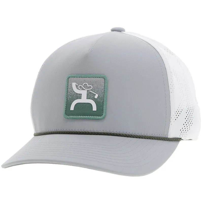 "COWBOY GOLF" HAT GREY/WHITE