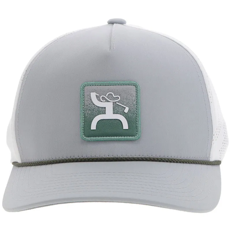 "COWBOY GOLF" HAT GREY/WHITE