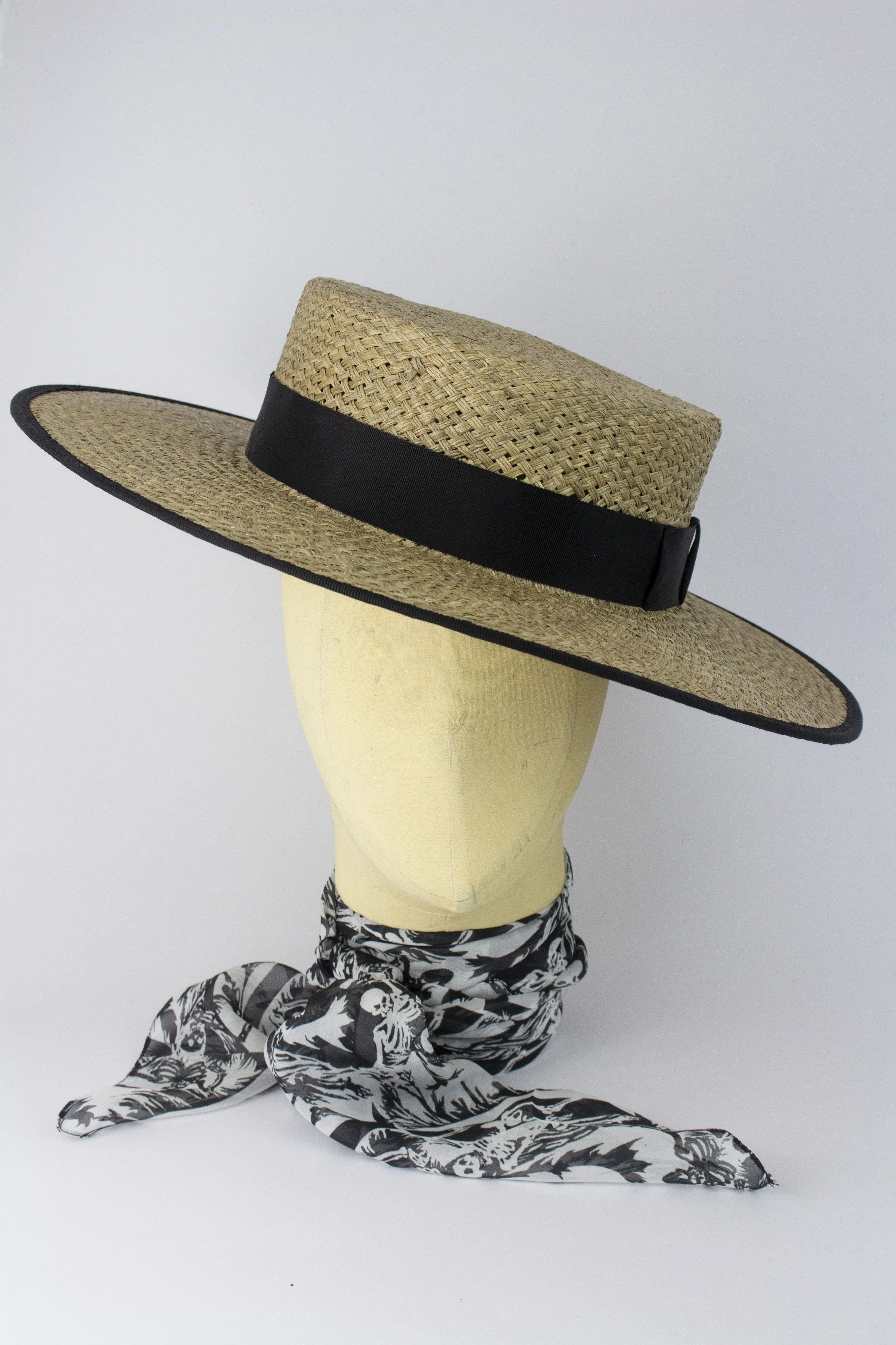 SANDEMAN HAT IN STRAW