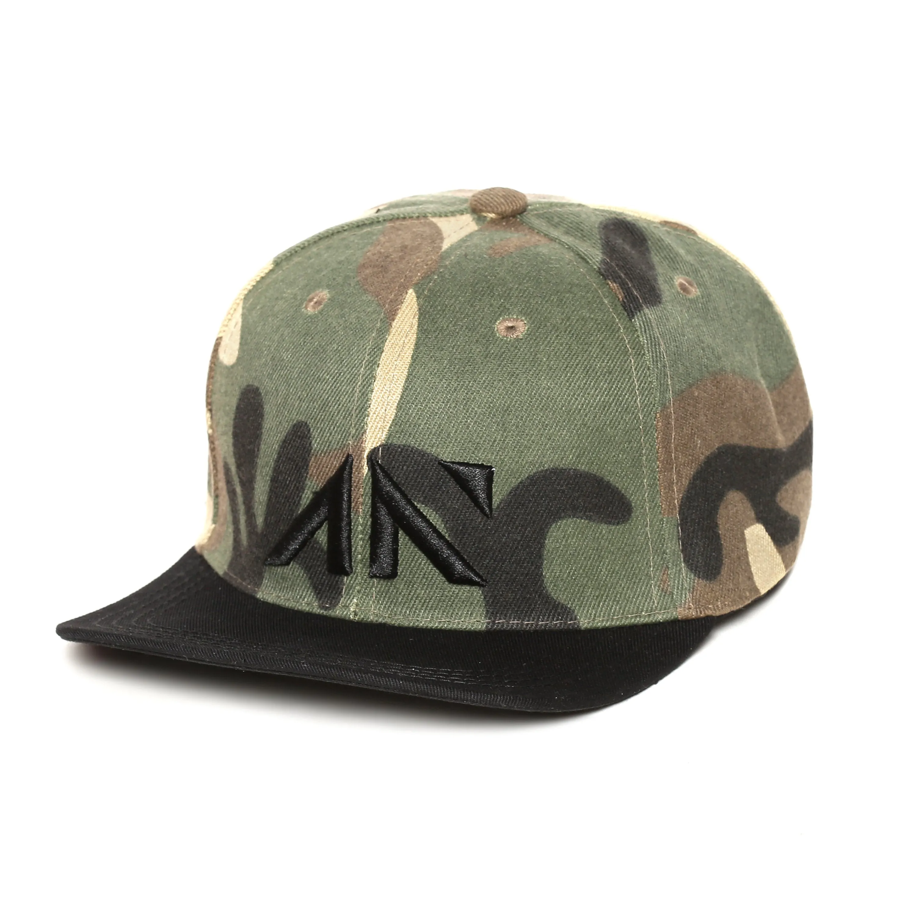 Snapback Cap - Army Black