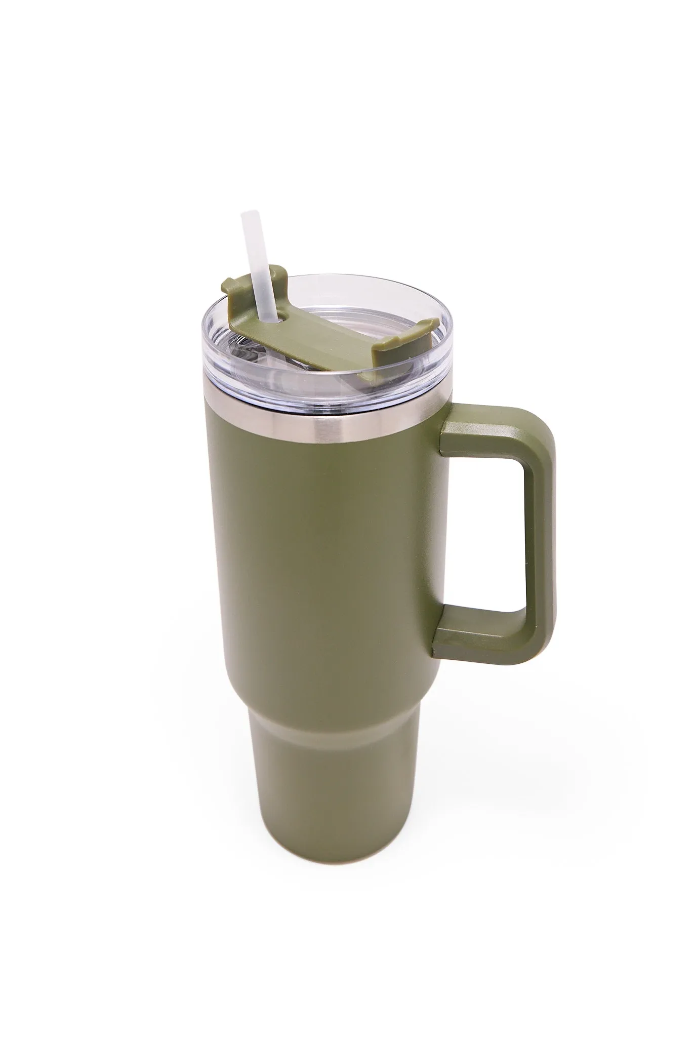 Stainless Steel Tumbler Cup With Straw