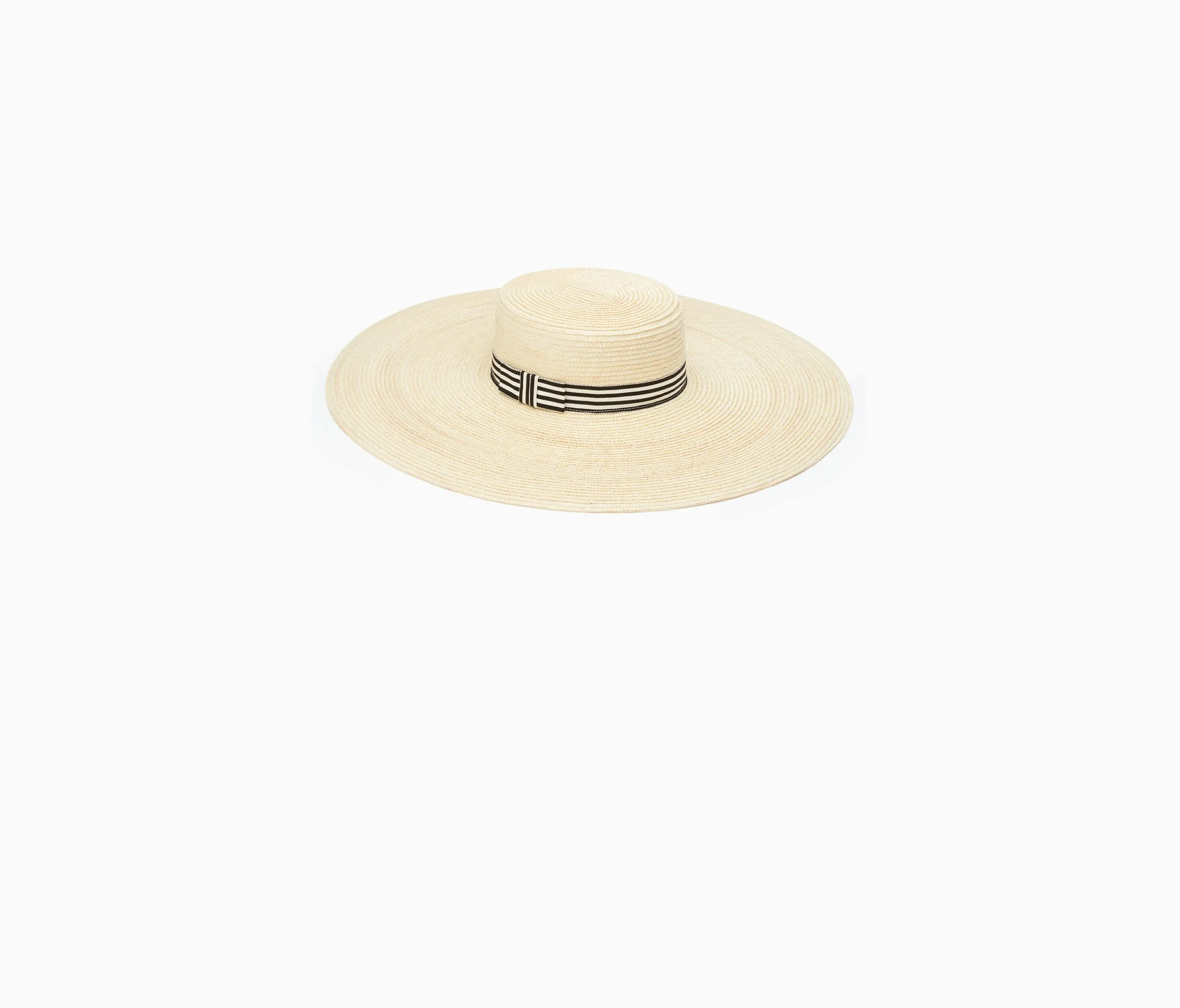 STRAW CAPELINE HAT