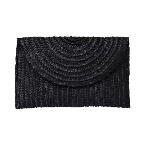 Straw Clutch - Black