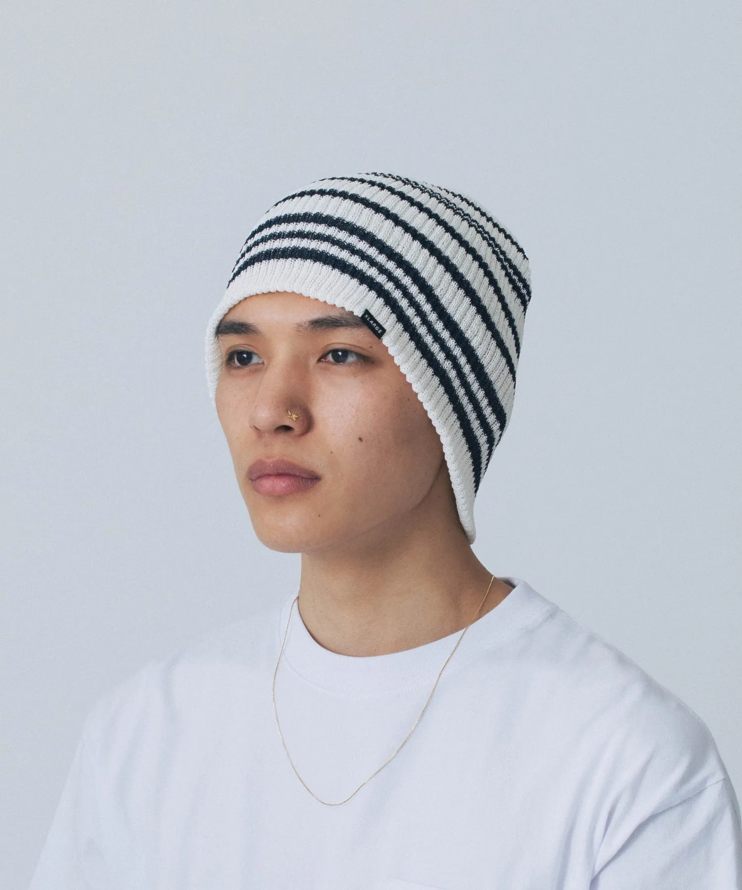 STRIPED SUMMER BEANIE