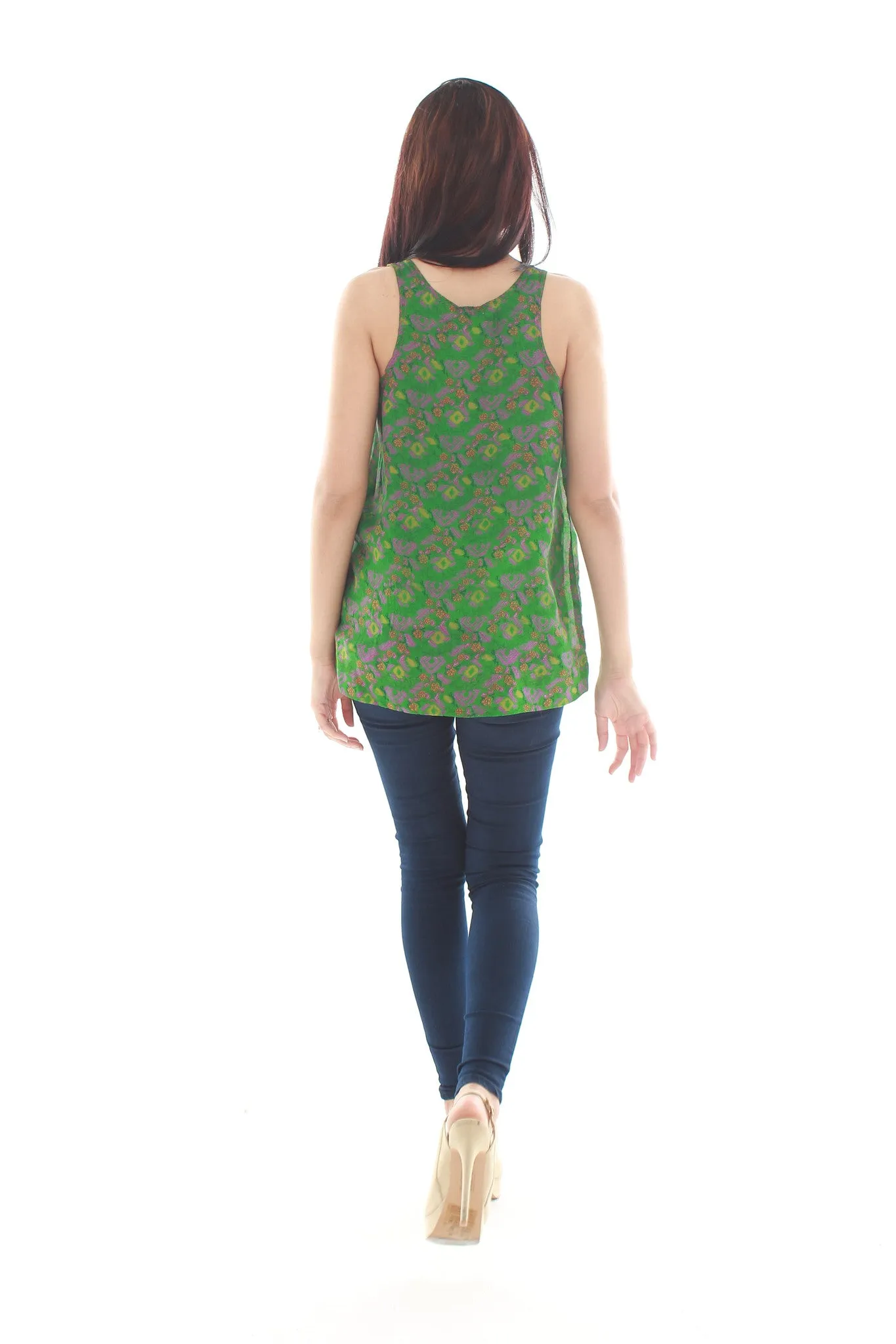 Sun Silk Top (Green)