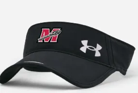 UA "Warriors" Embroidered  Black Visor