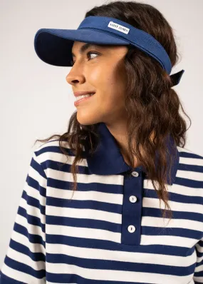 VISOR CAP - 100% Cotton Visor Cap (INDIGO)