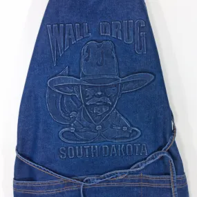 Wall Drug Cowboy Blue Denim Apron